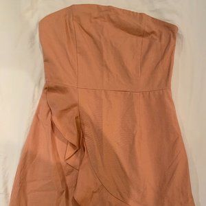 Superdown Peach Mini Cocktail Dress